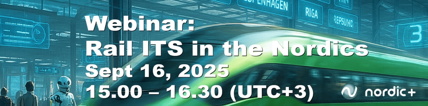 Nordic+ webinar – Rail ITS in the Nordics