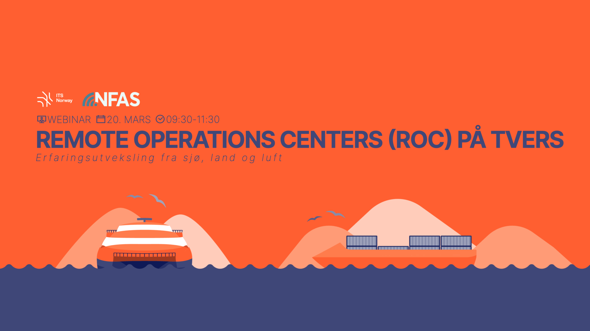 Remote Operations Centers (ROC) på tvers: Erfaringsutveksling fra sjø, land og luft 