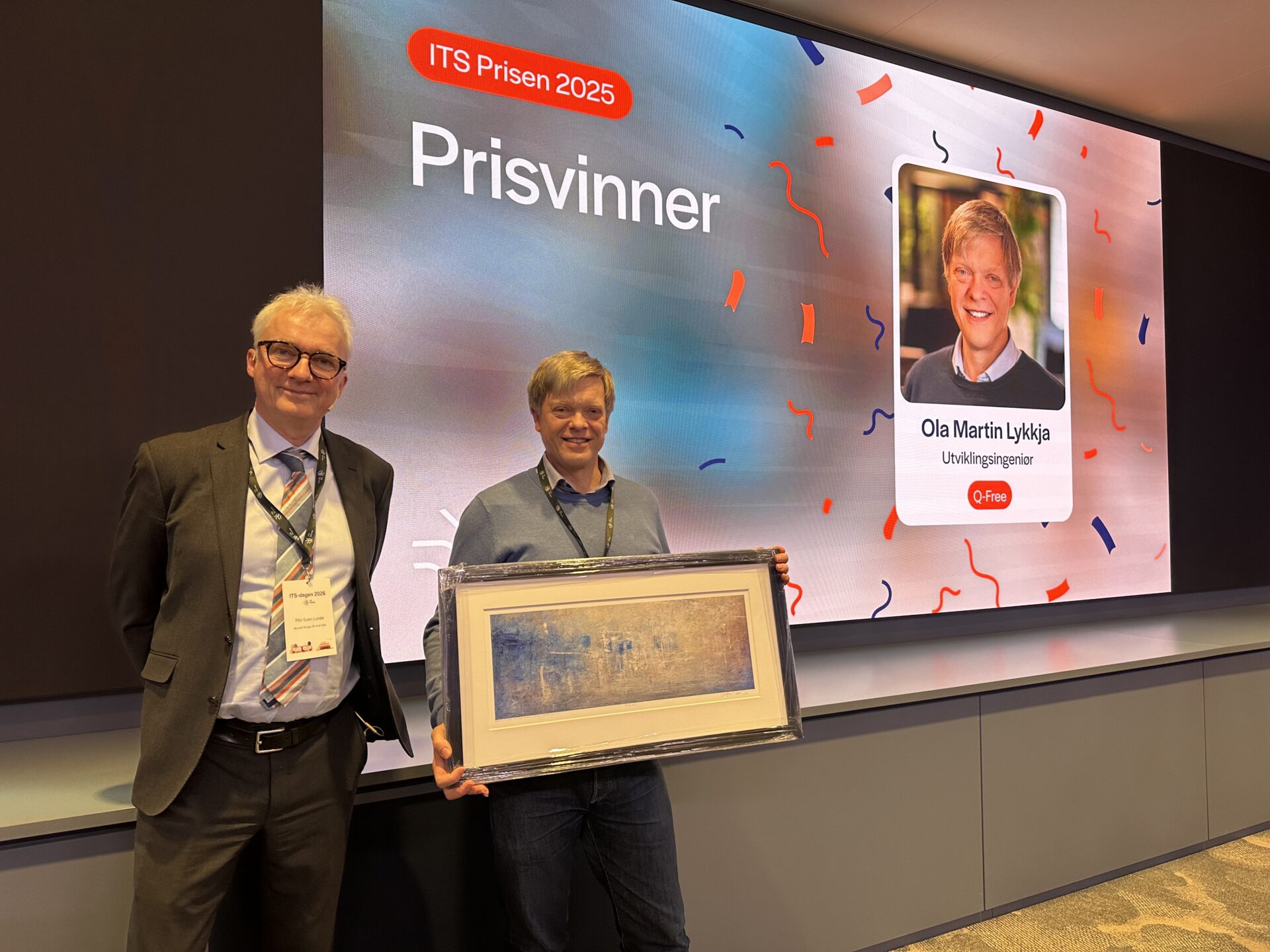 ITS-prisen til Ola Martin Lykkja